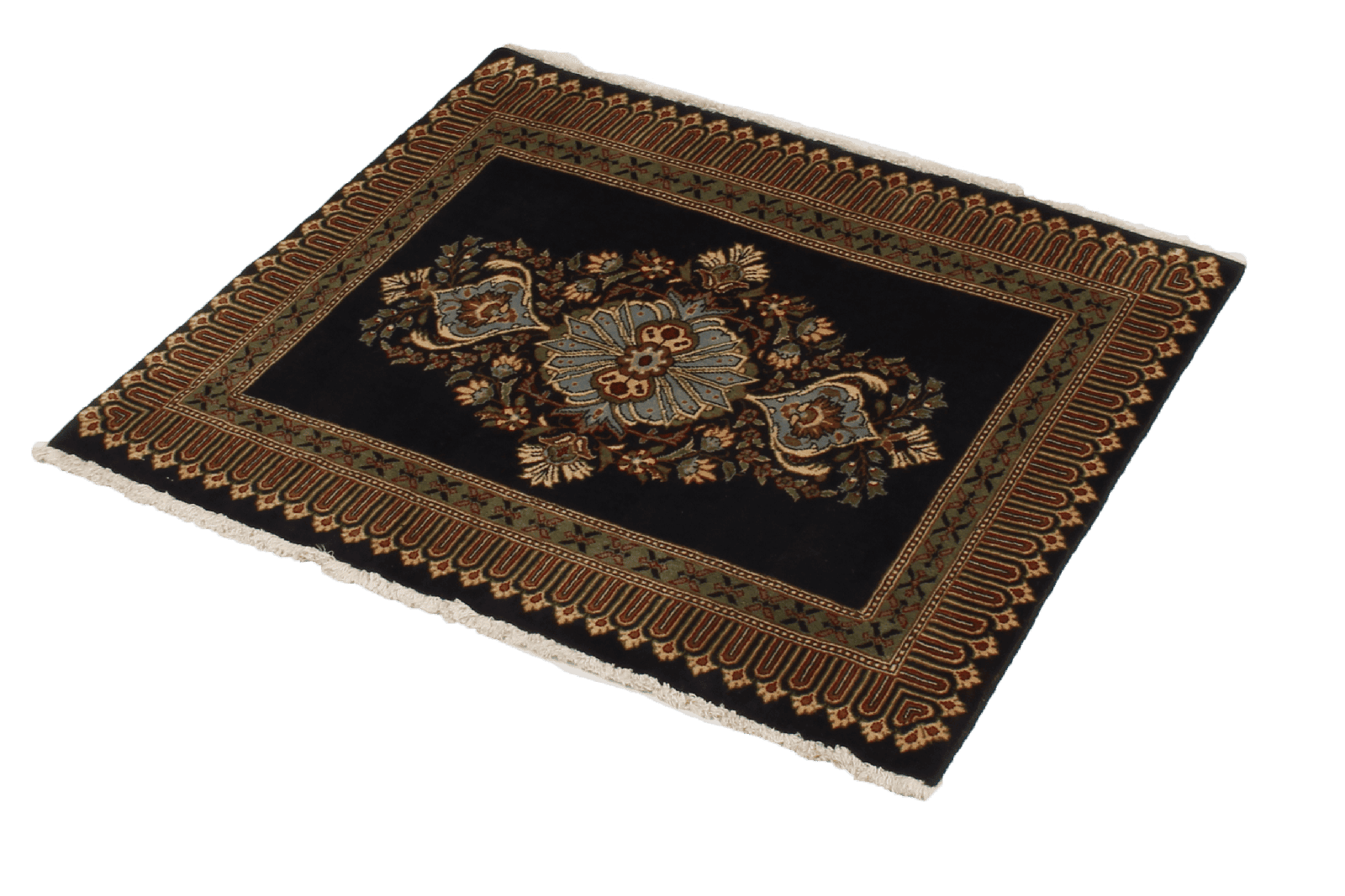 Kashmar — Hand-knotted, 84x72 cm, Blue, 100% Virgin Wool | View 5