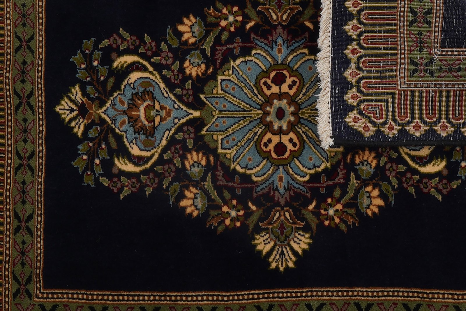Kashmar — Hand-knotted, 84x72 cm, Blue, 100% Virgin Wool | View 8