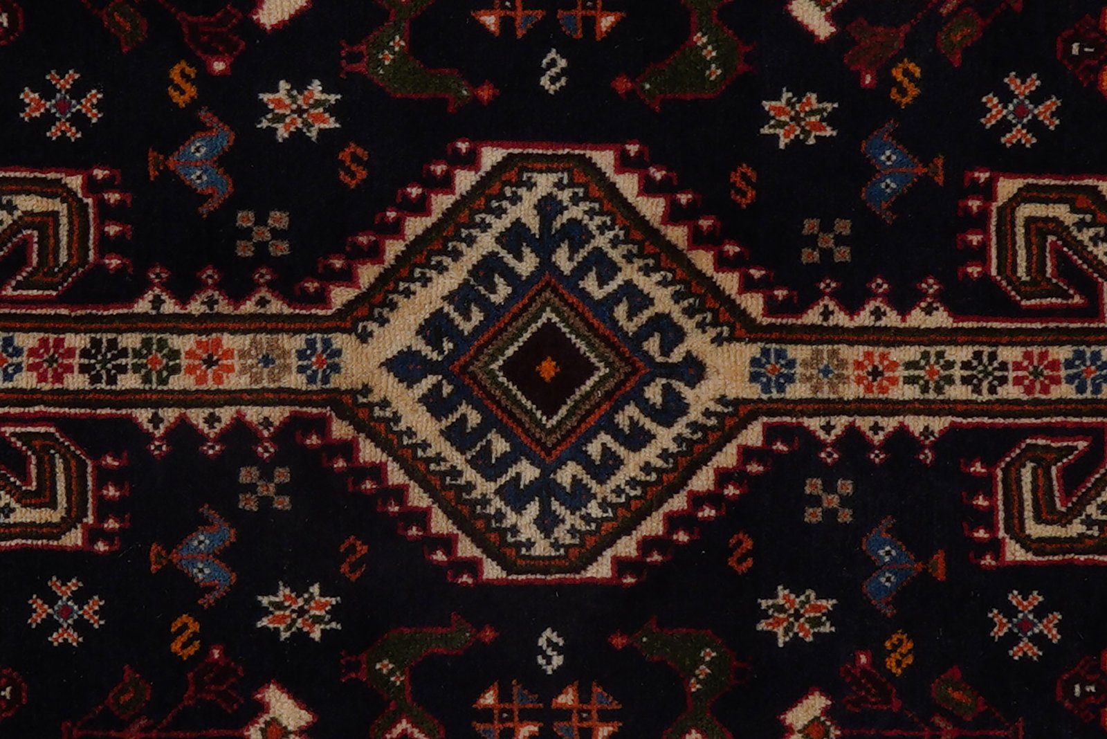 Nasrabad — Hand-knotted, 141x208 cm, Blue, 100% Virgin Wool | View 7