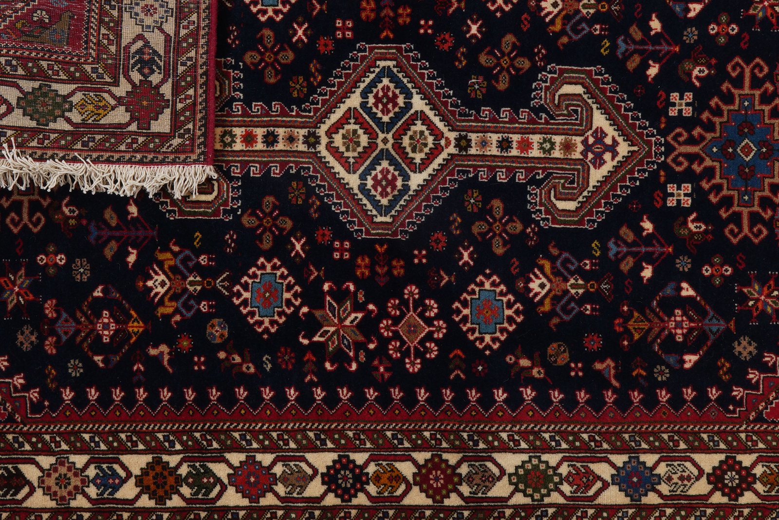 Nasrabad — Hand-knotted, 102x150 cm, Blue, 100% Virgin Wool | View 7