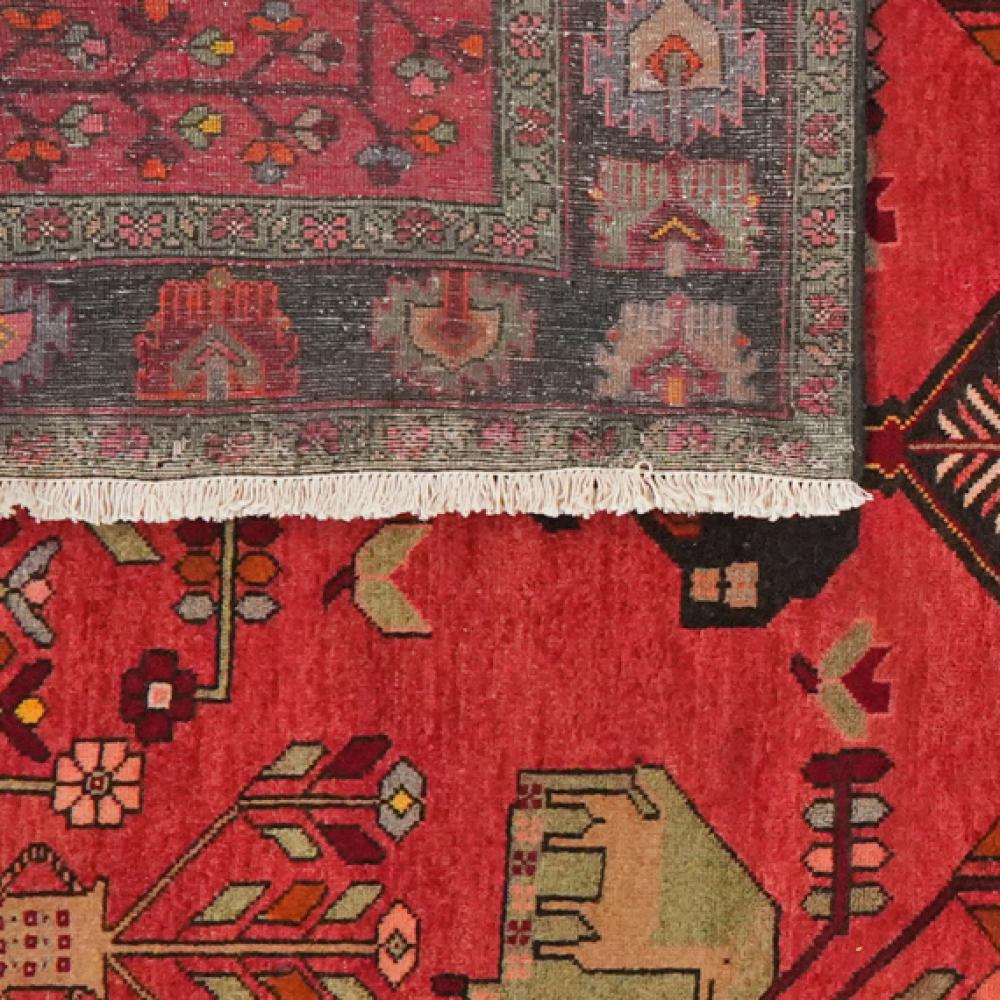 Kordibaf — Hand-knotted, 217x332 cm, Red, 100% Virgin Wool | View 6