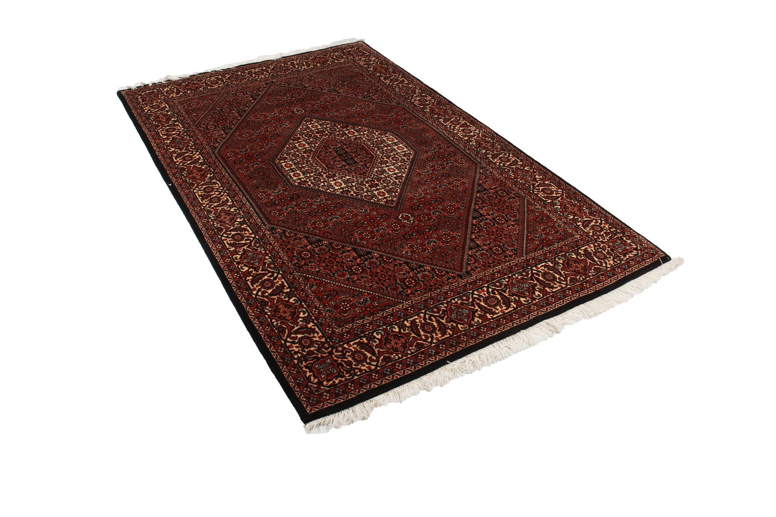 Bidjar Zandjan — Hand-knotted, 140x228 cm, Red, 100% Virgin Wool | View 4