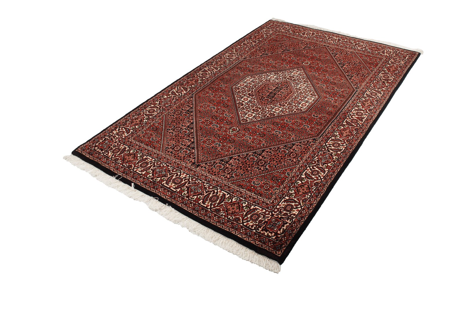 Bidjar Zandjan — Hand-knotted, 140x228 cm, Red, 100% Virgin Wool | View 5