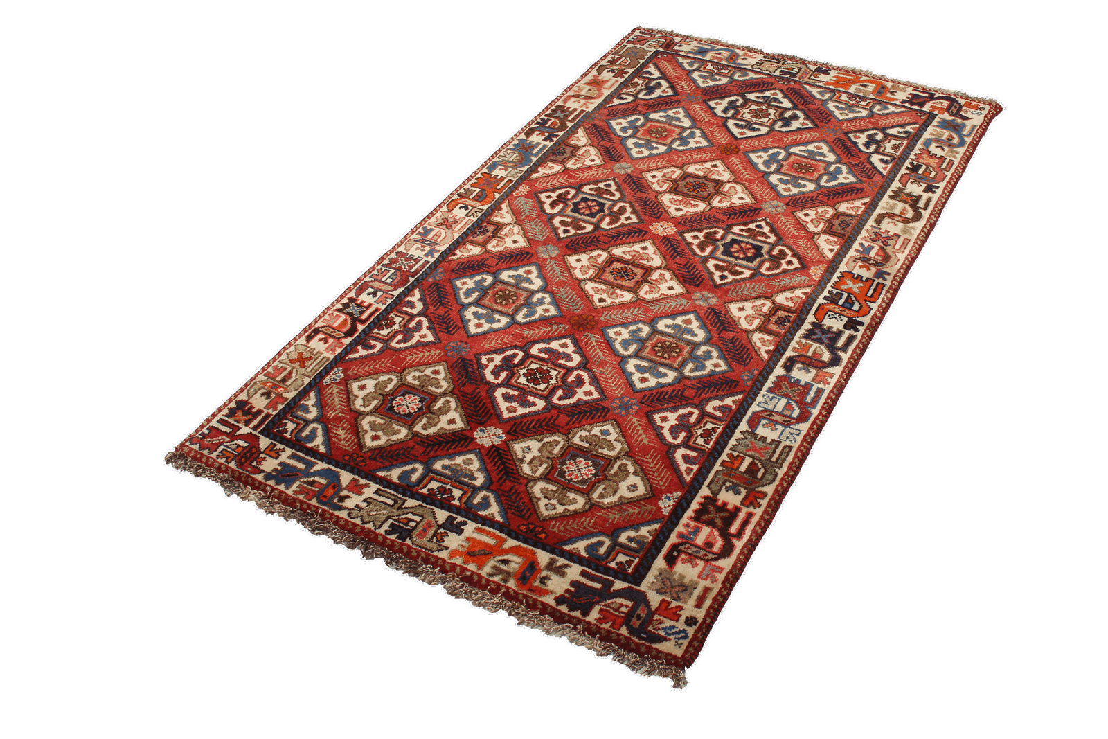 Gashgai — Handgefertigt, 163x95 cm, Beige, 100% Virgin Wool | View 5