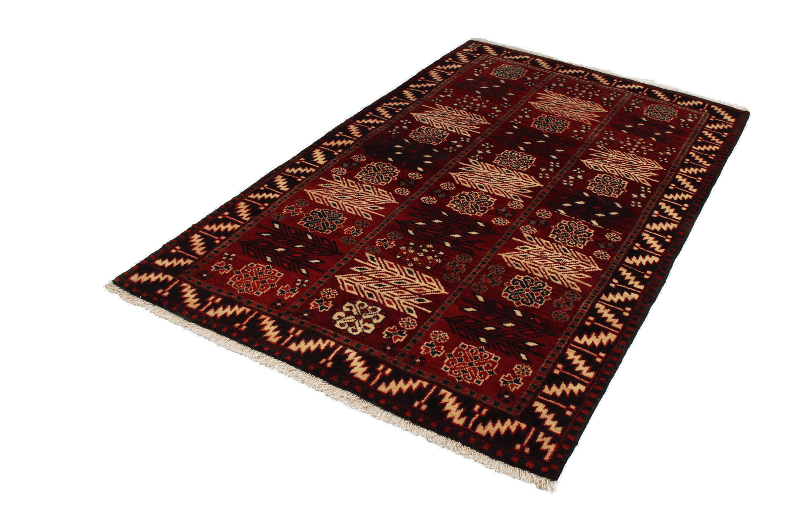 Lori — Handgefertigt, 206x130 cm, Blau, 100% Virgin Wool | View 5