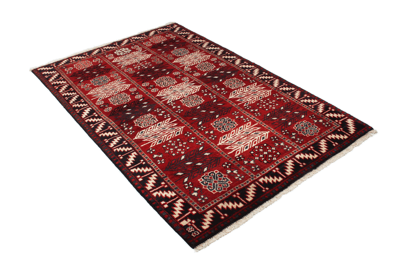 Lori — Handgefertigt, 206x130 cm, Blau, 100% Virgin Wool | View 6