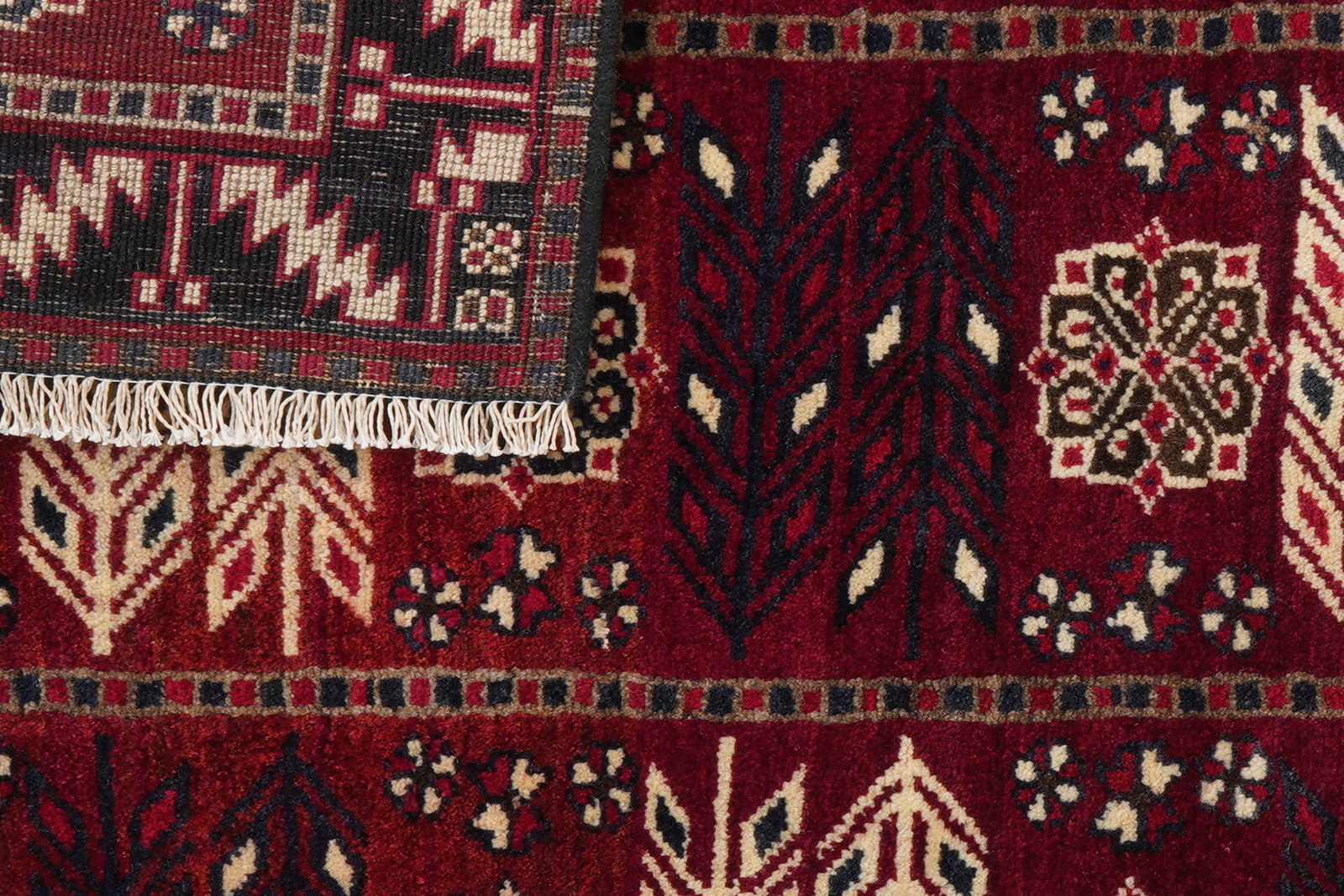 Lori — Handgefertigt, 206x130 cm, Blau, 100% Virgin Wool | View 9