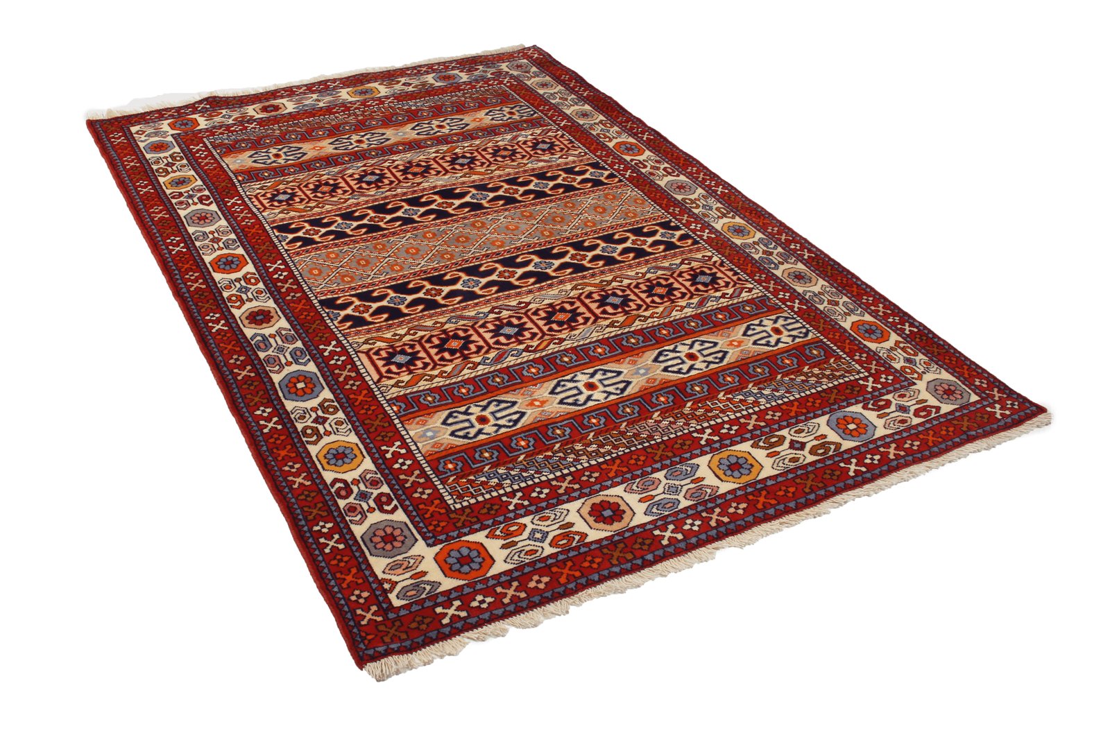 Kordibaf — Hand-knotted, 131x189 cm, Multicolor, 90% Schurwolle, 10% Seide | View 5
