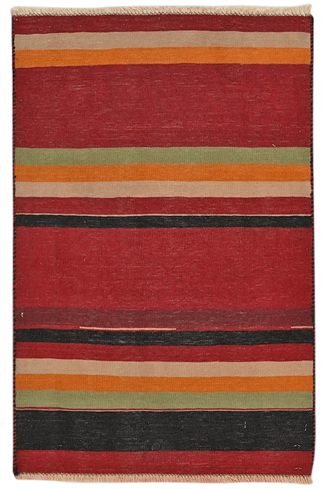 Kelim Afshar — Handmade, 56x82 cm, Multicolor, 100% Virgin Wool | Main view