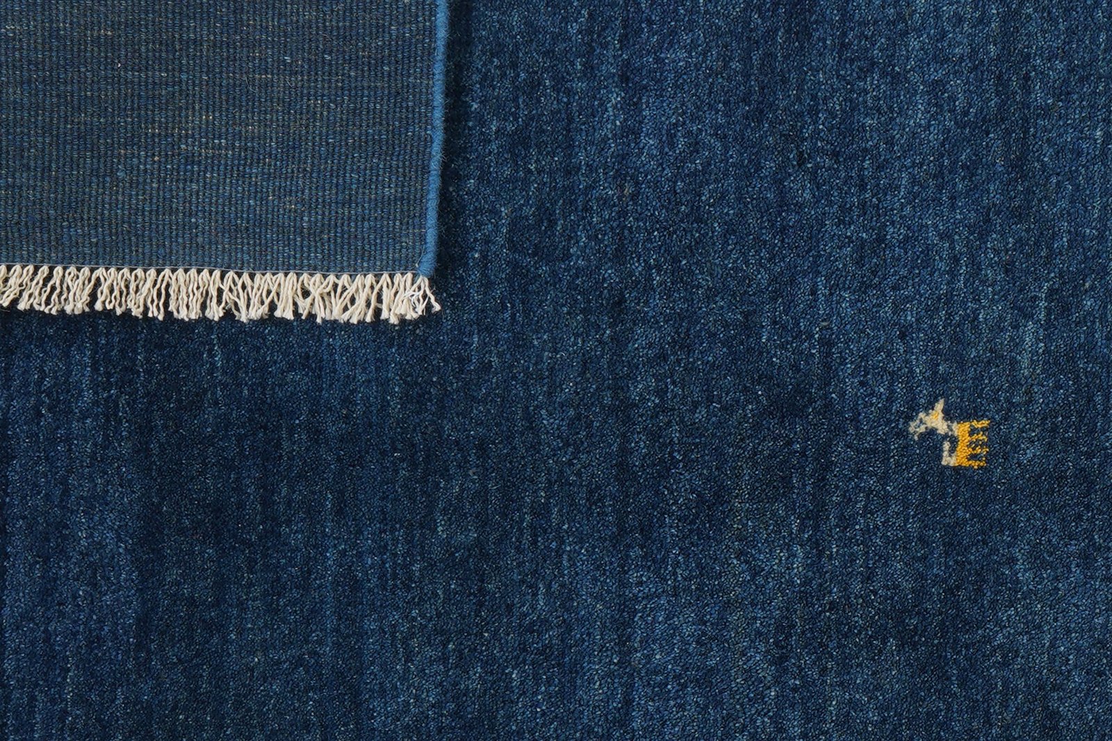 Gabbeh — Hand-knotted, 152x200 cm, Blue, 100% Virgin Wool | View 8