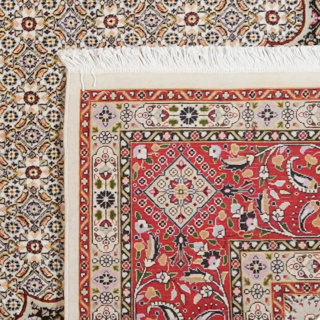 Moud Mahi — Hand-knotted, 245x352 cm, Beige, 100% Virgin Wool | View 6