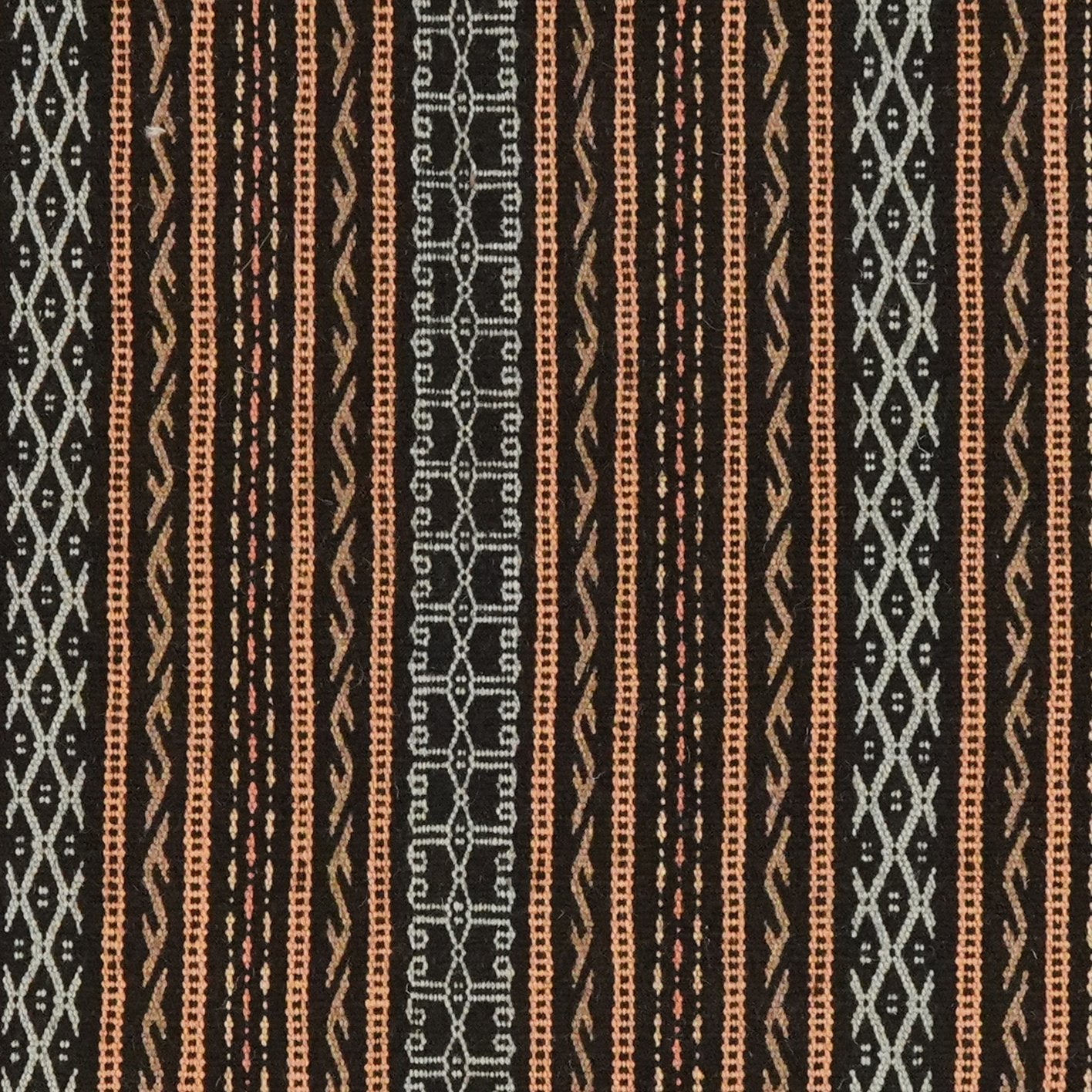 Kelim Kordi — Handmade, 81x125 cm, Black, 100% Virgin Wool | View 4