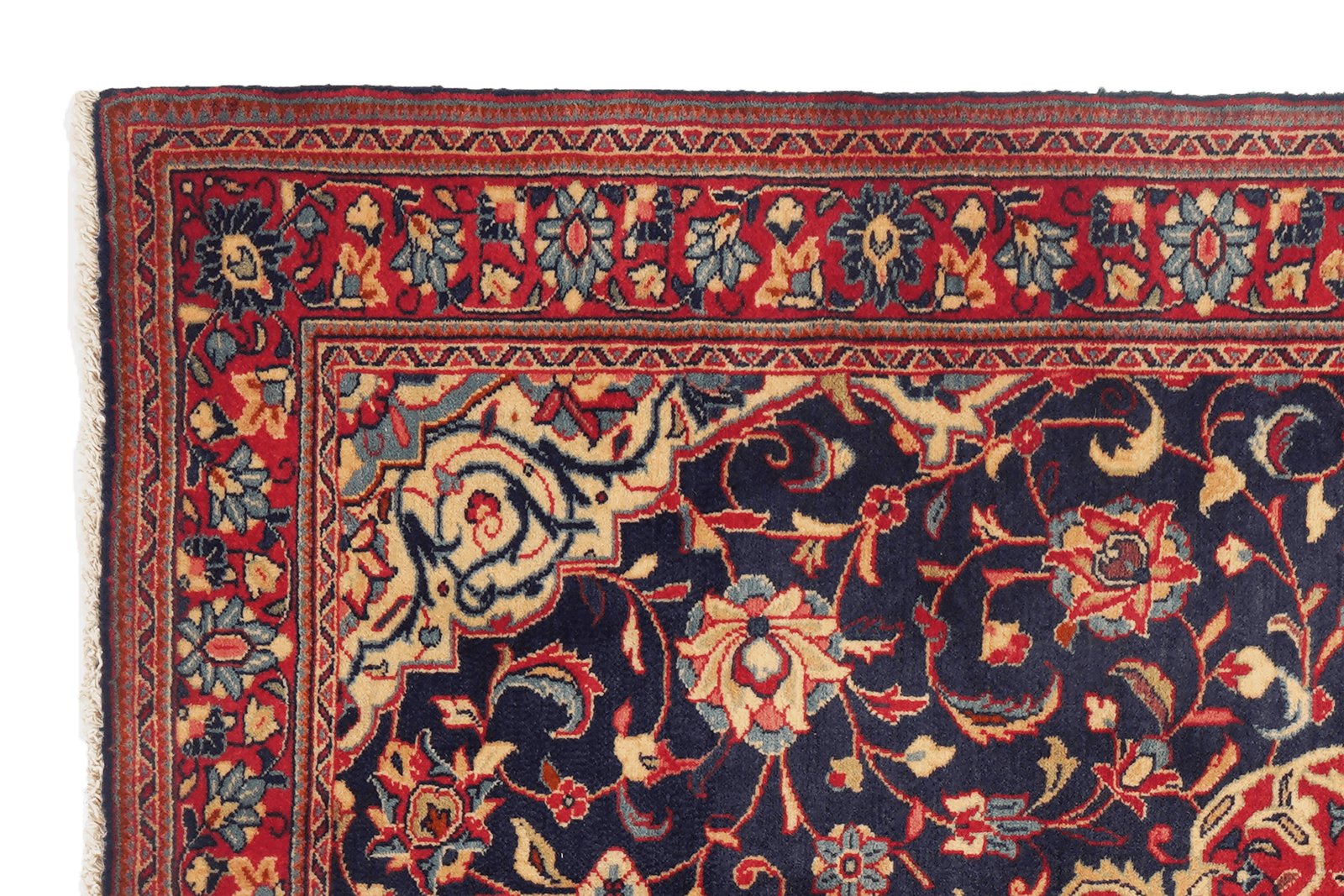 Mahal — Hand-knotted, 106x157 cm, Blue, 100% Virgin Wool | View 3