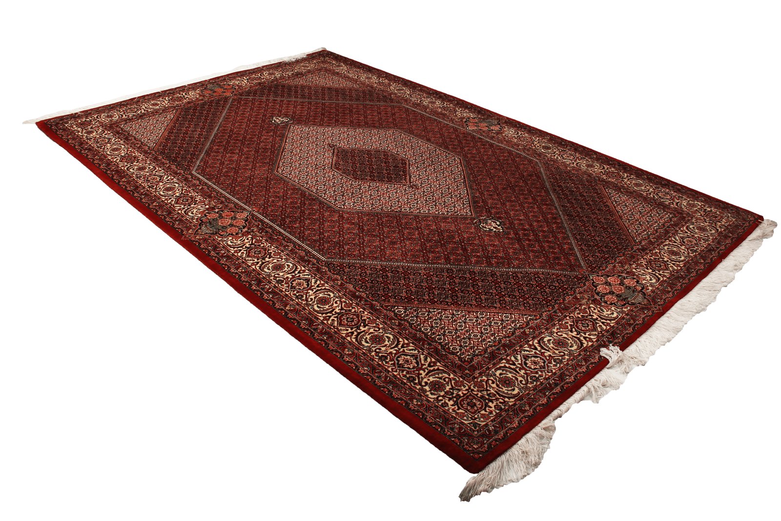 Bidjar Bookan — Hand-knotted, 202x304 cm, Red, 100% Virgin Wool | View 4