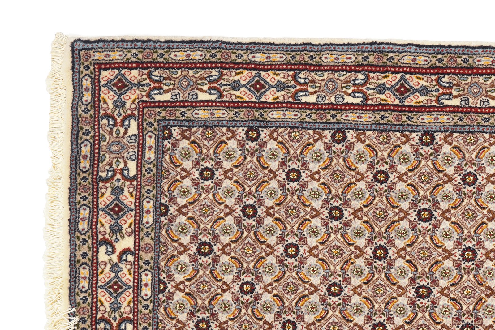 Moud Mahi — Hand-knotted, 81x247 cm, Beige, 100% Virgin Wool | View 3