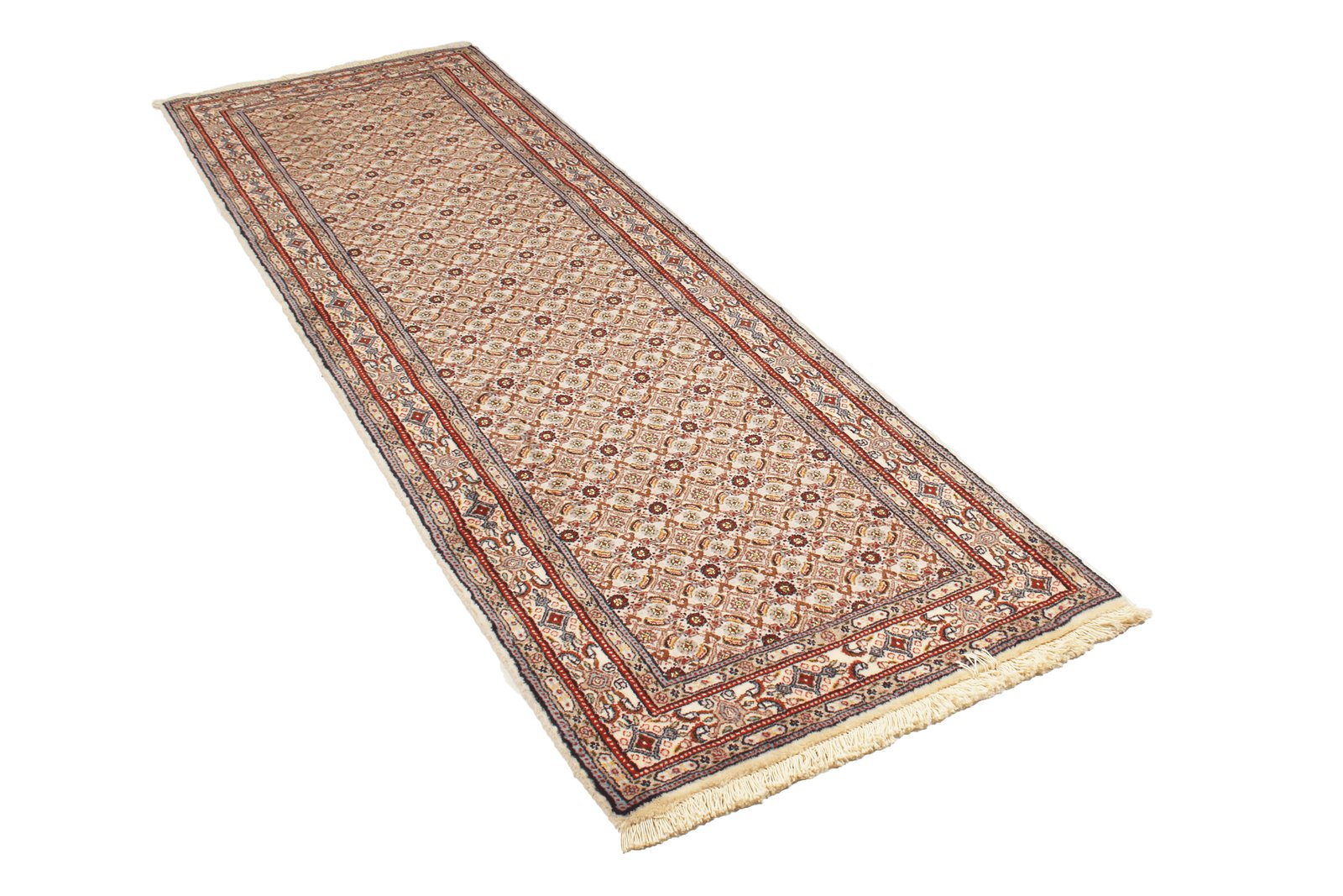 Moud Mahi — Hand-knotted, 81x247 cm, Beige, 100% Virgin Wool | View 4
