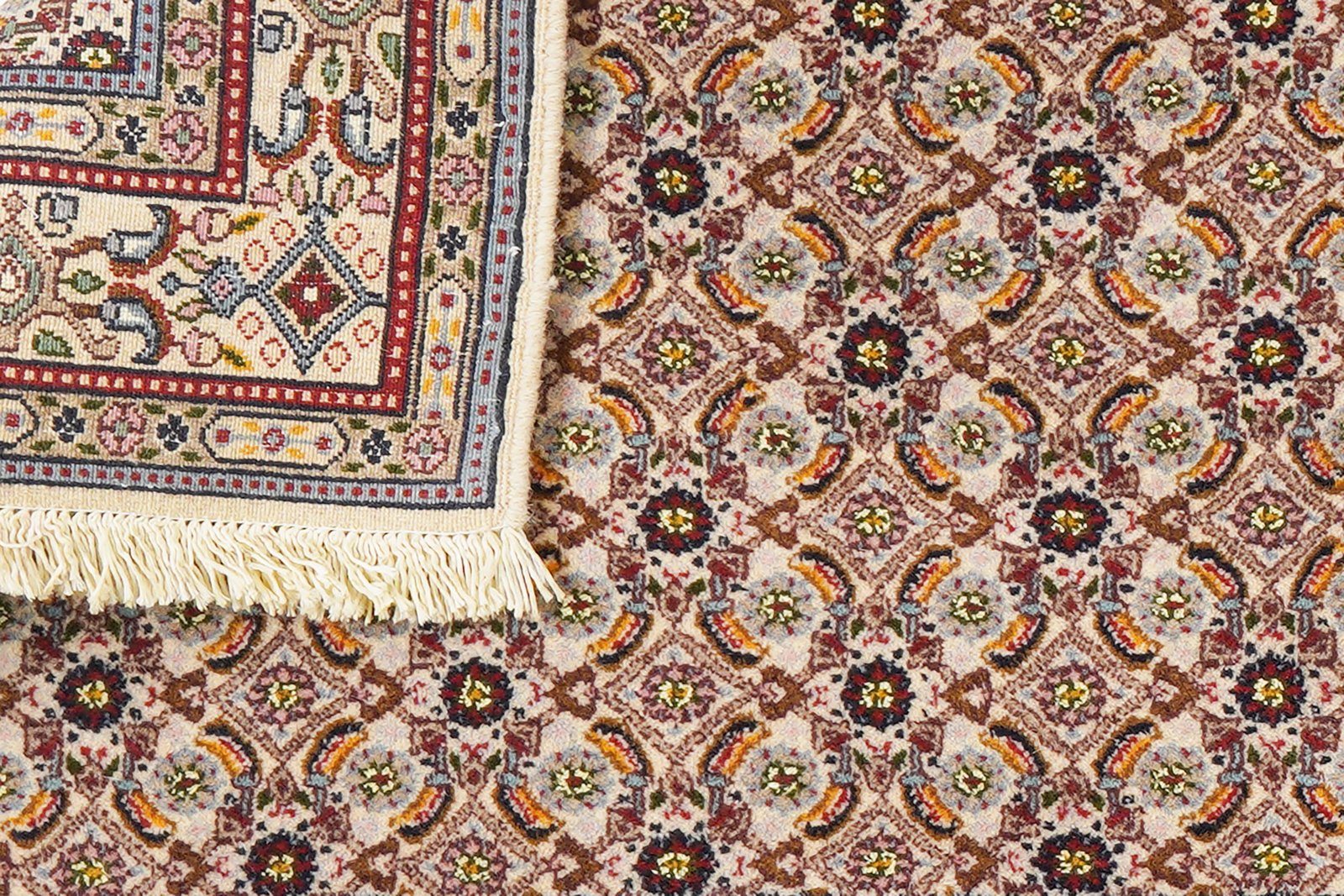 Moud Mahi — Hand-knotted, 81x247 cm, Beige, 100% Virgin Wool | View 7