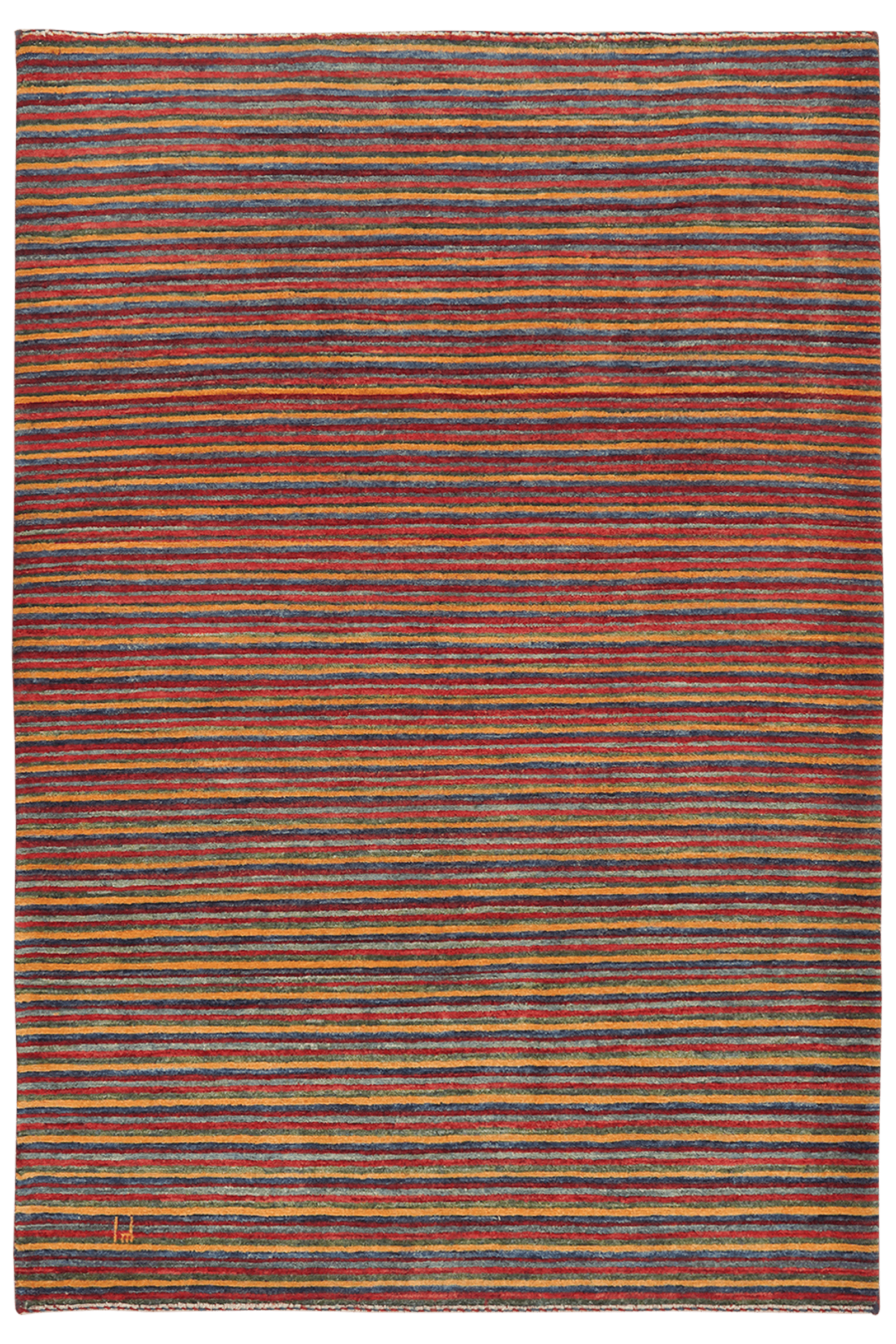 Rizbaf — Hand-knotted, 117x172 cm, Multicolor, 100% Virgin Wool | Main view
