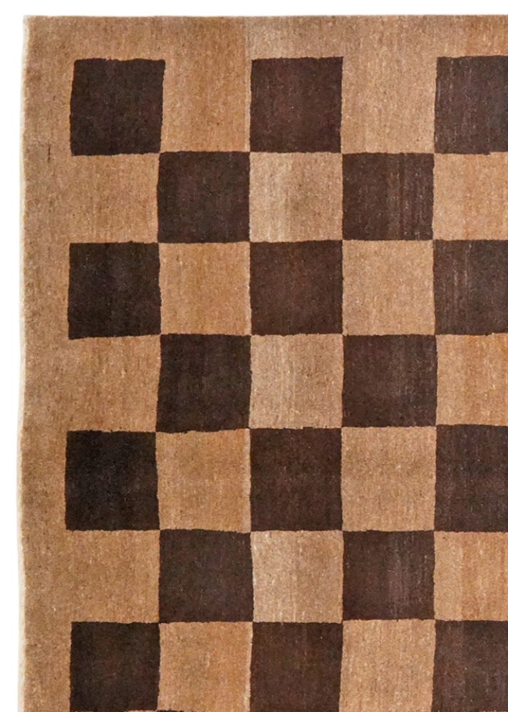 Rizbaf — Hand-knotted, 148x206 cm, Brown, 100% Virgin Wool | View 3