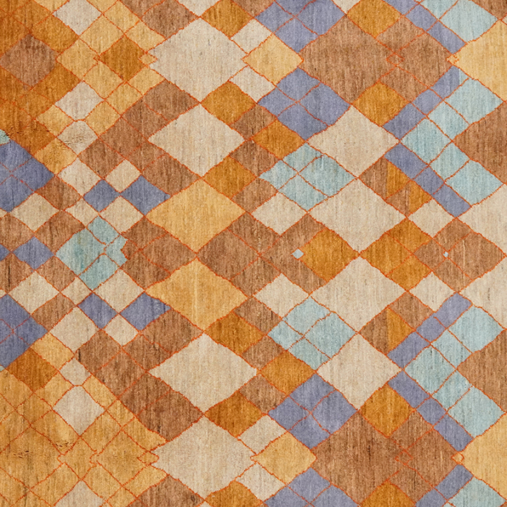 Rizbaf — Handgefertigt, 238x172 cm, Bunt, 100% Virgin Wool | View 5