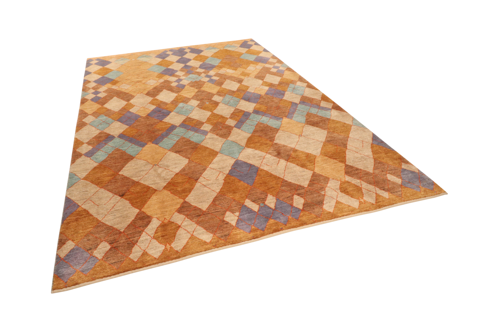 Rizbaf — Handgefertigt, 238x172 cm, Bunt, 100% Virgin Wool | View 6