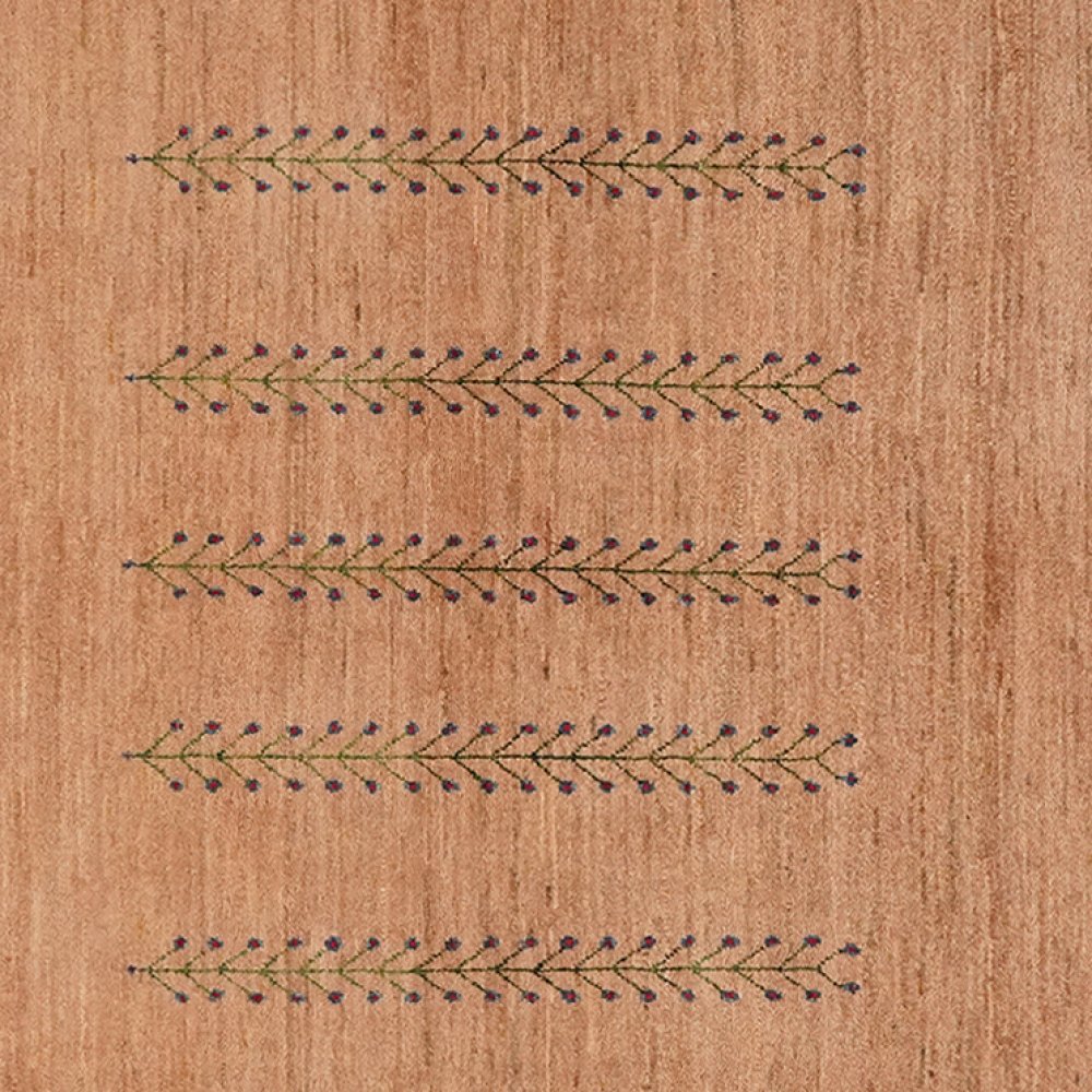 Rizbaf — Hand-knotted, 131x190 cm, Brown, 100% Virgin Wool | View 4