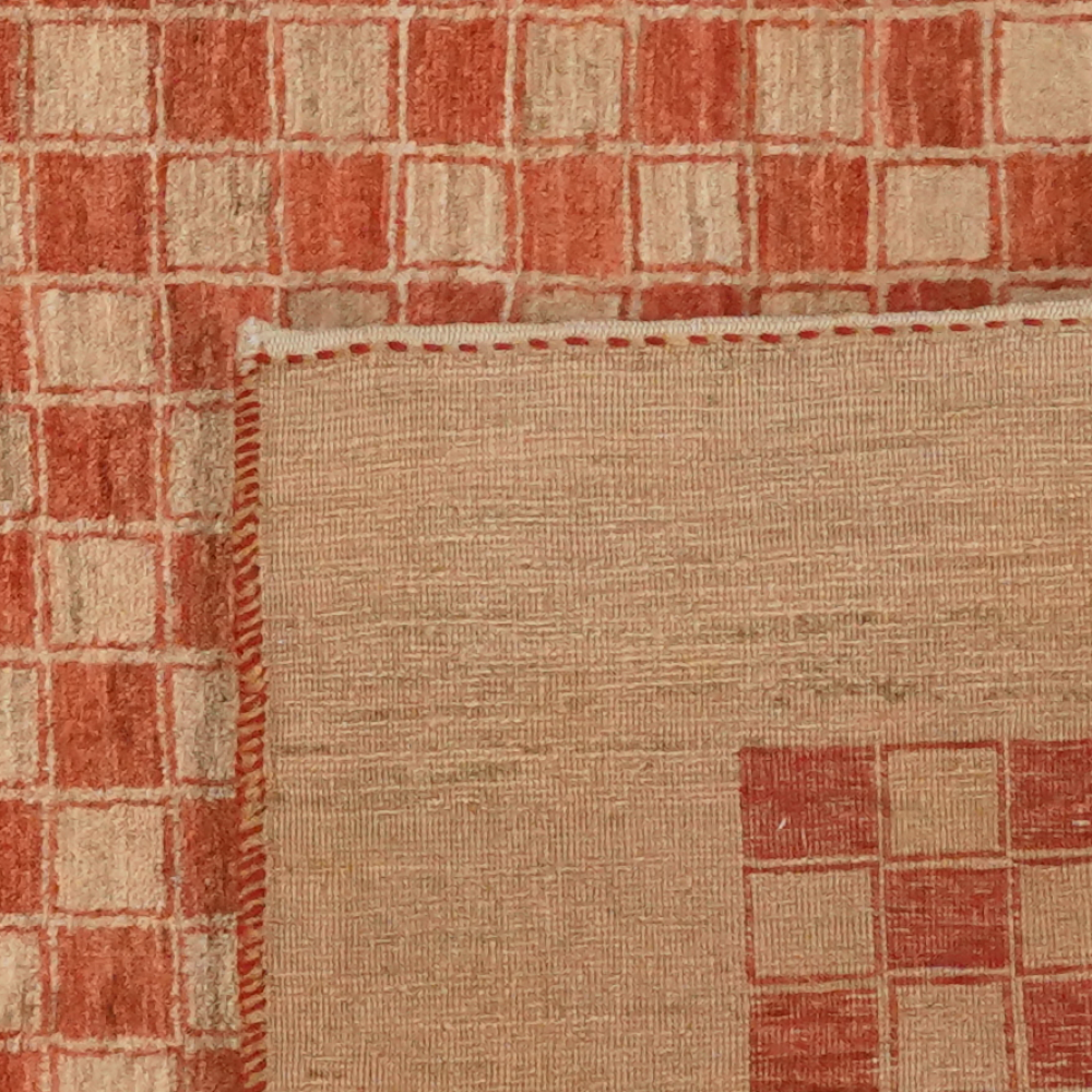 Rizbaf — Handgefertigt, 147x101 cm, Beige, 100% Virgin Wool | View 6