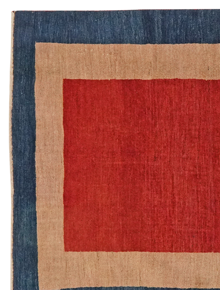 Rizbaf — Handgefertigt, 212x103 cm, Blau, 100% Virgin Wool | View 4