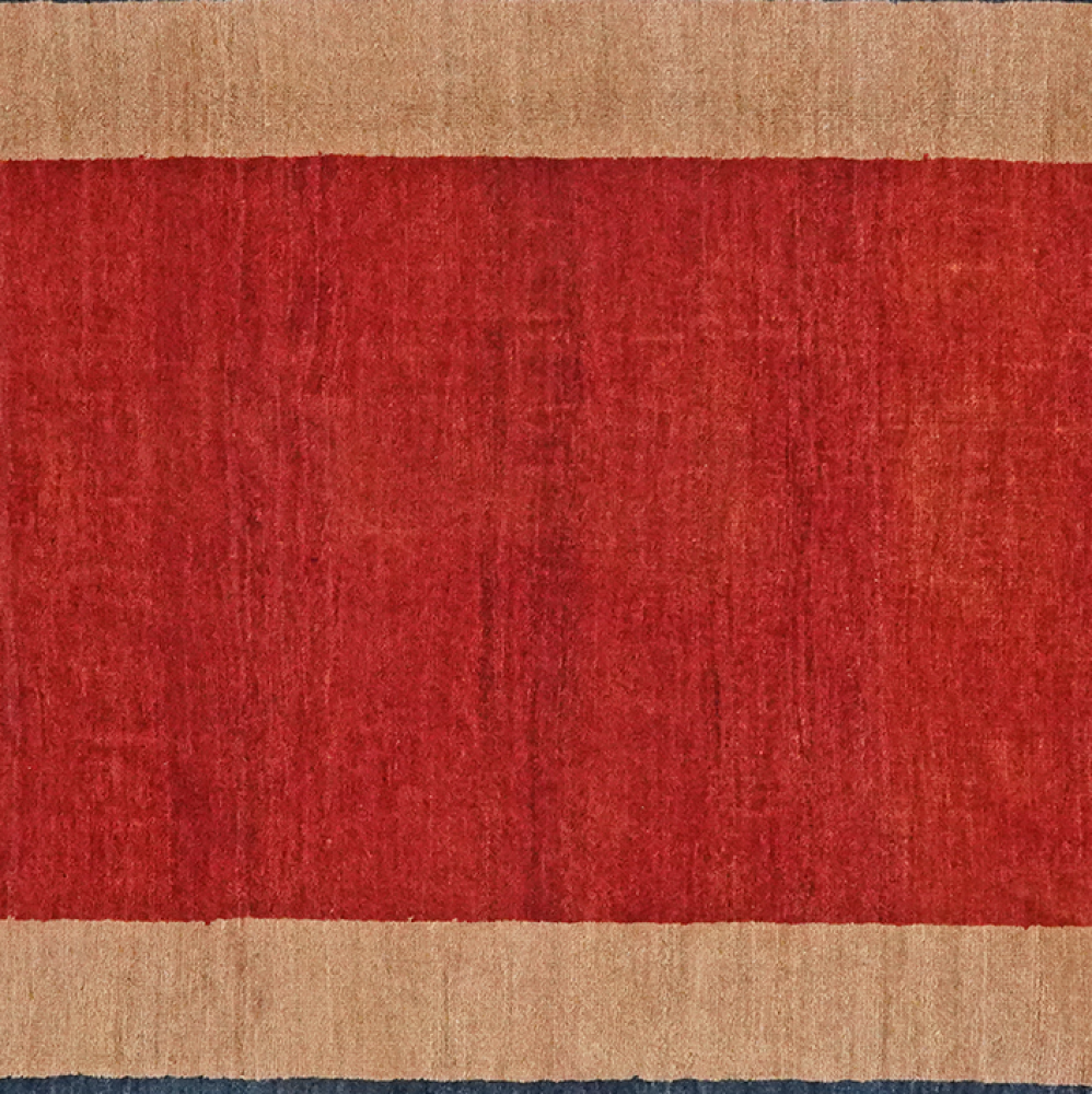 Rizbaf — Handgefertigt, 212x103 cm, Blau, 100% Virgin Wool | View 5