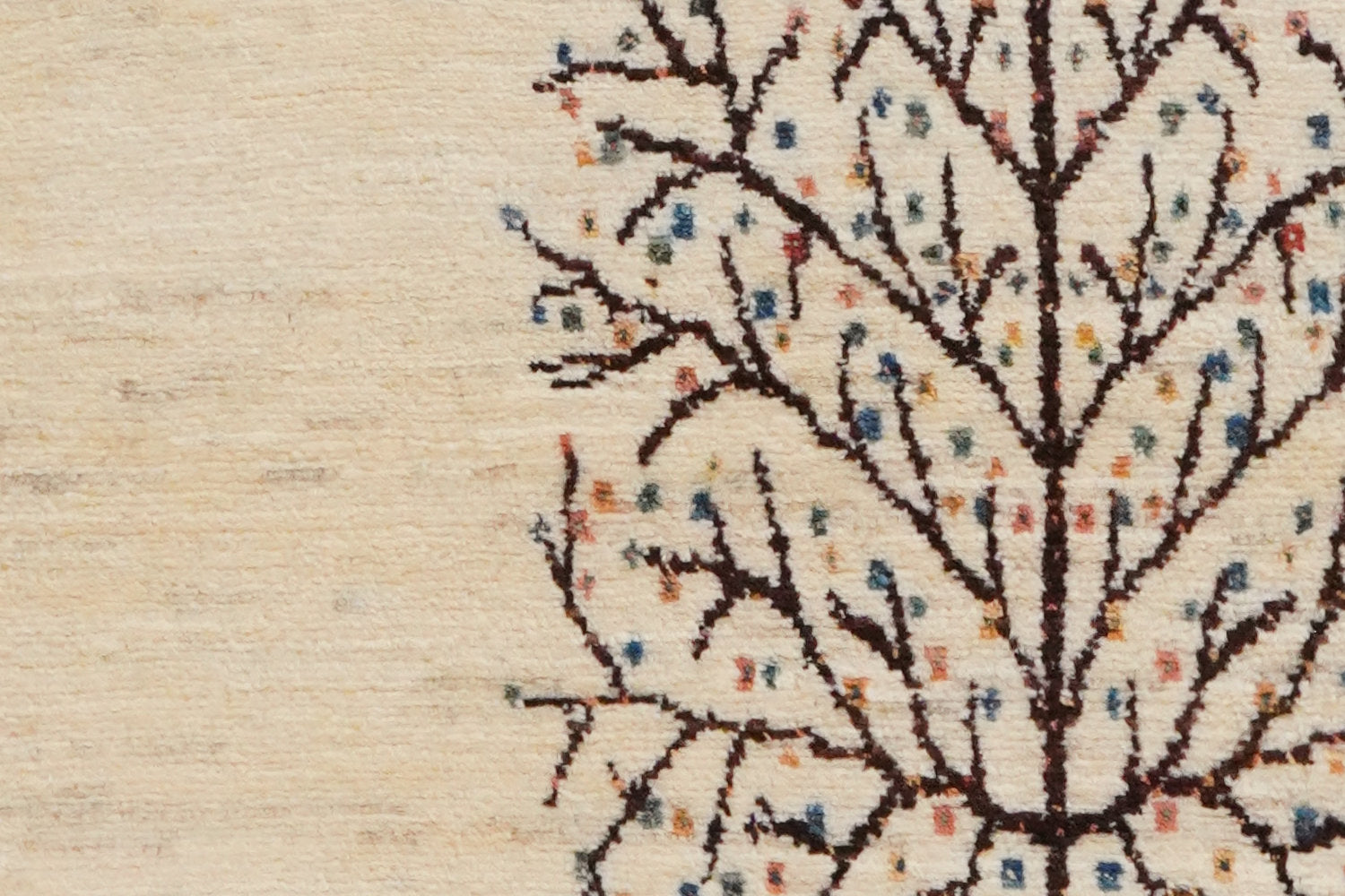 Rizbaf — Hand-knotted, 85x136 cm, Beige, 100% Virgin Wool | View 4