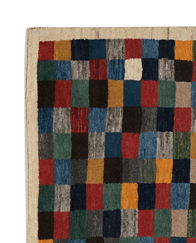 Rizbaf — Hand-knotted, 85x119 cm, Multicolor, 100% Virgin Wool | View 3