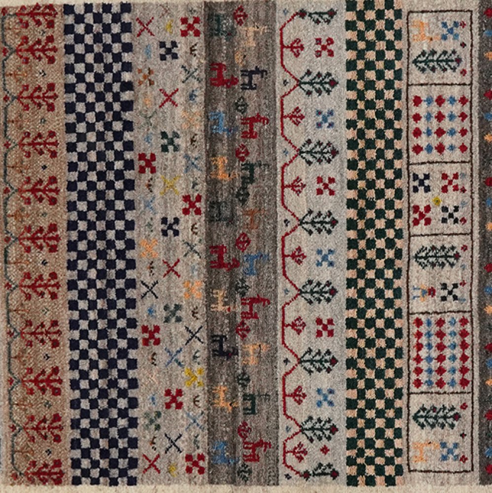 Rizbaf — Hand-knotted, 83x125 cm, Beige, 100% Virgin Wool | View 4
