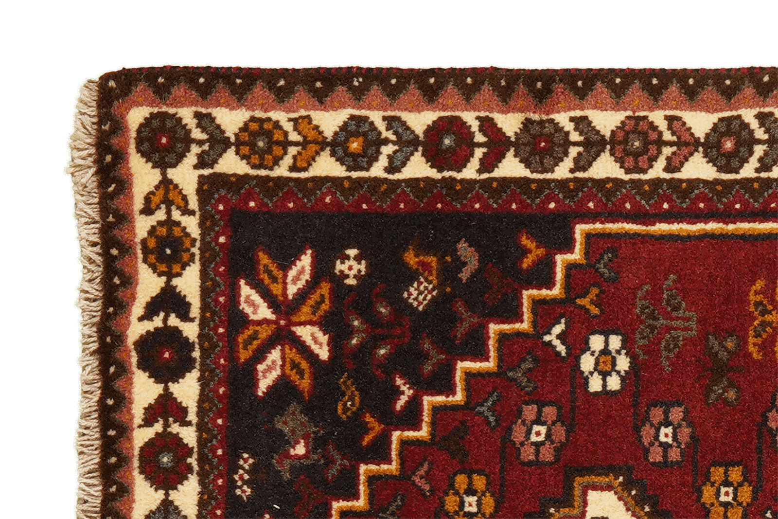 Gashgai — Handgefertigt, 117x82 cm, Beige, 100% Virgin Wool | View 4