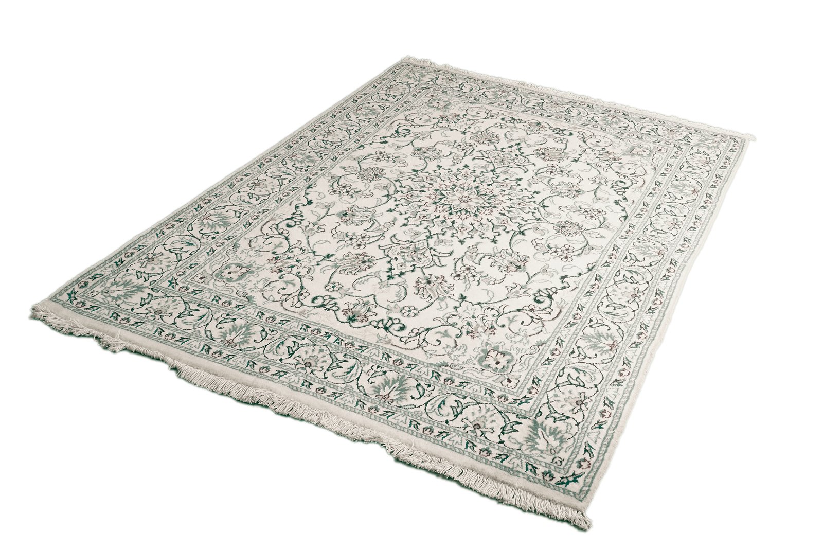 Nain 12La — Hand-knotted, 147x197 cm, Beige, 100% Virgin Wool | View 5