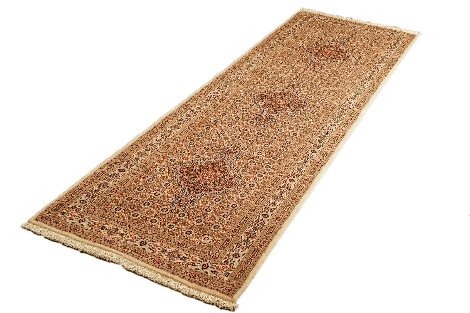 Moud Mahi — Hand-knotted, 81x242 cm, Beige, 100% Virgin Wool | View 5