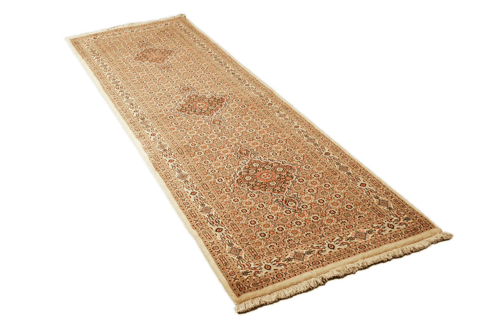 Moud Mahi — Handgefertigt, 242x81 cm, Beige, 100% Virgin Wool | View 5