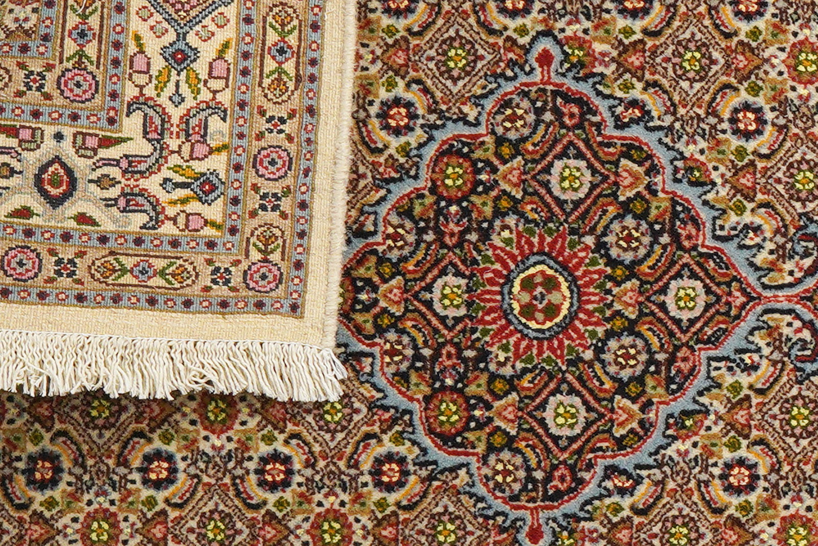 Moud Mahi — Handgefertigt, 242x81 cm, Beige, 100% Virgin Wool | View 8