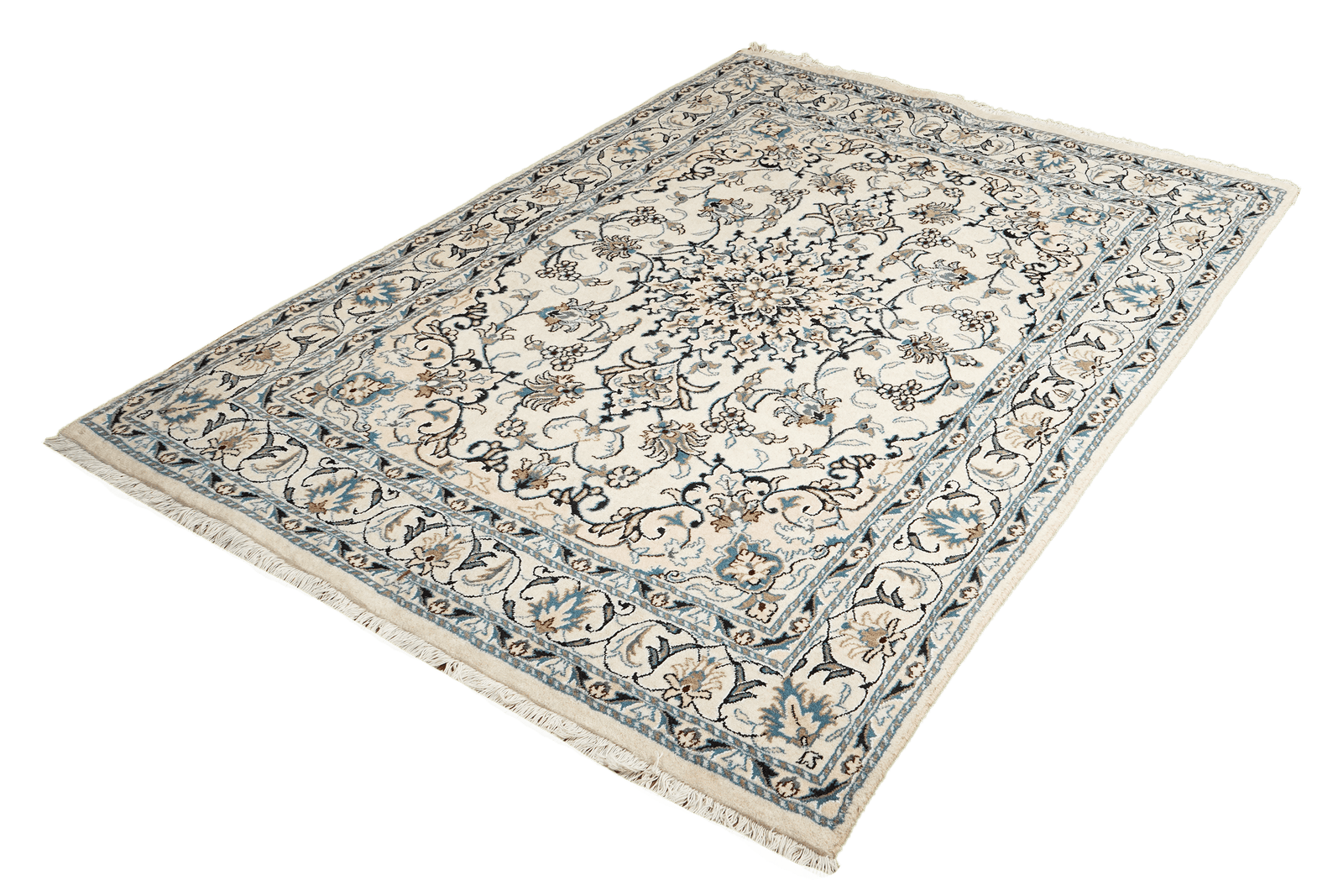 Nain 12La — Hand-knotted, 149x204 cm, Beige, 100% Virgin Wool | View 5