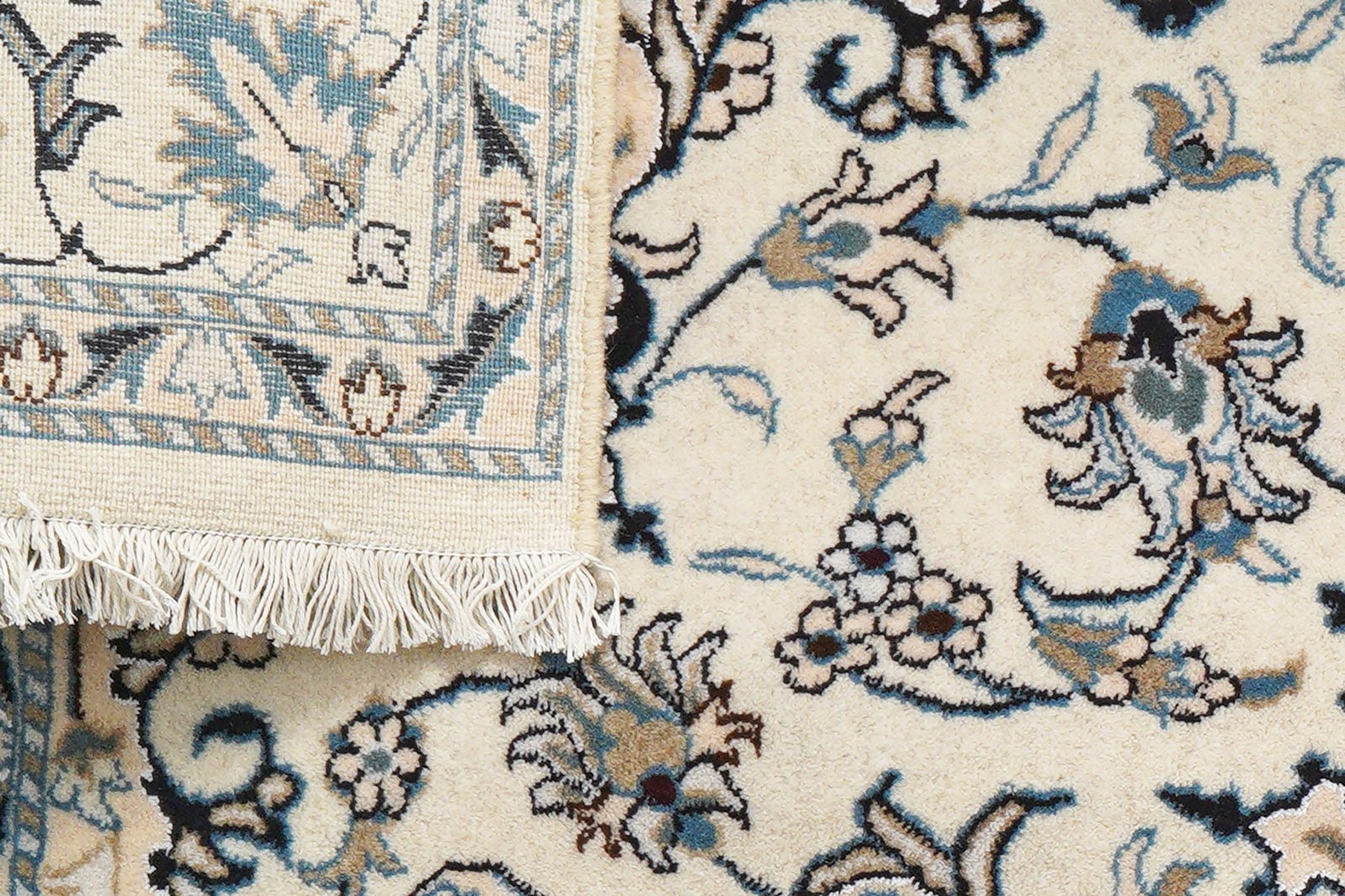 Nain 12La — Hand-knotted, 149x204 cm, Beige, 100% Virgin Wool | View 7
