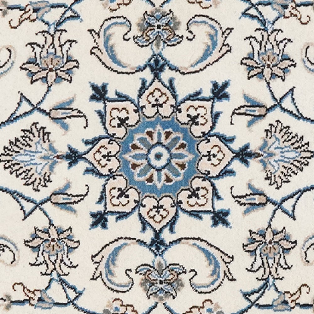 Nain 12La — Hand-knotted, 71x142 cm, Beige, 100% Virgin Wool | View 4
