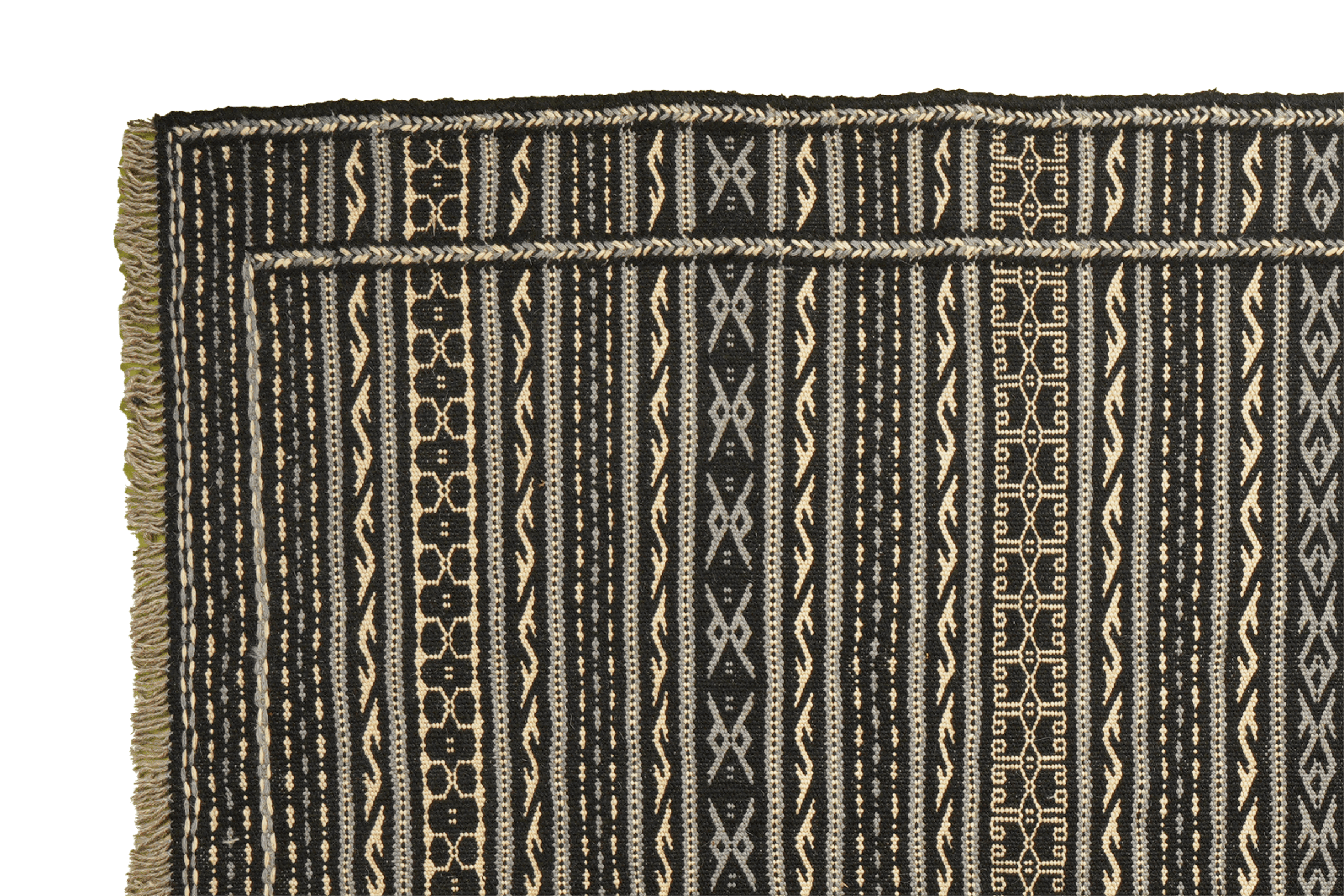 Kelim Kordi — Handmade, 169x247 cm, Beige, 100% Virgin Wool | View 3