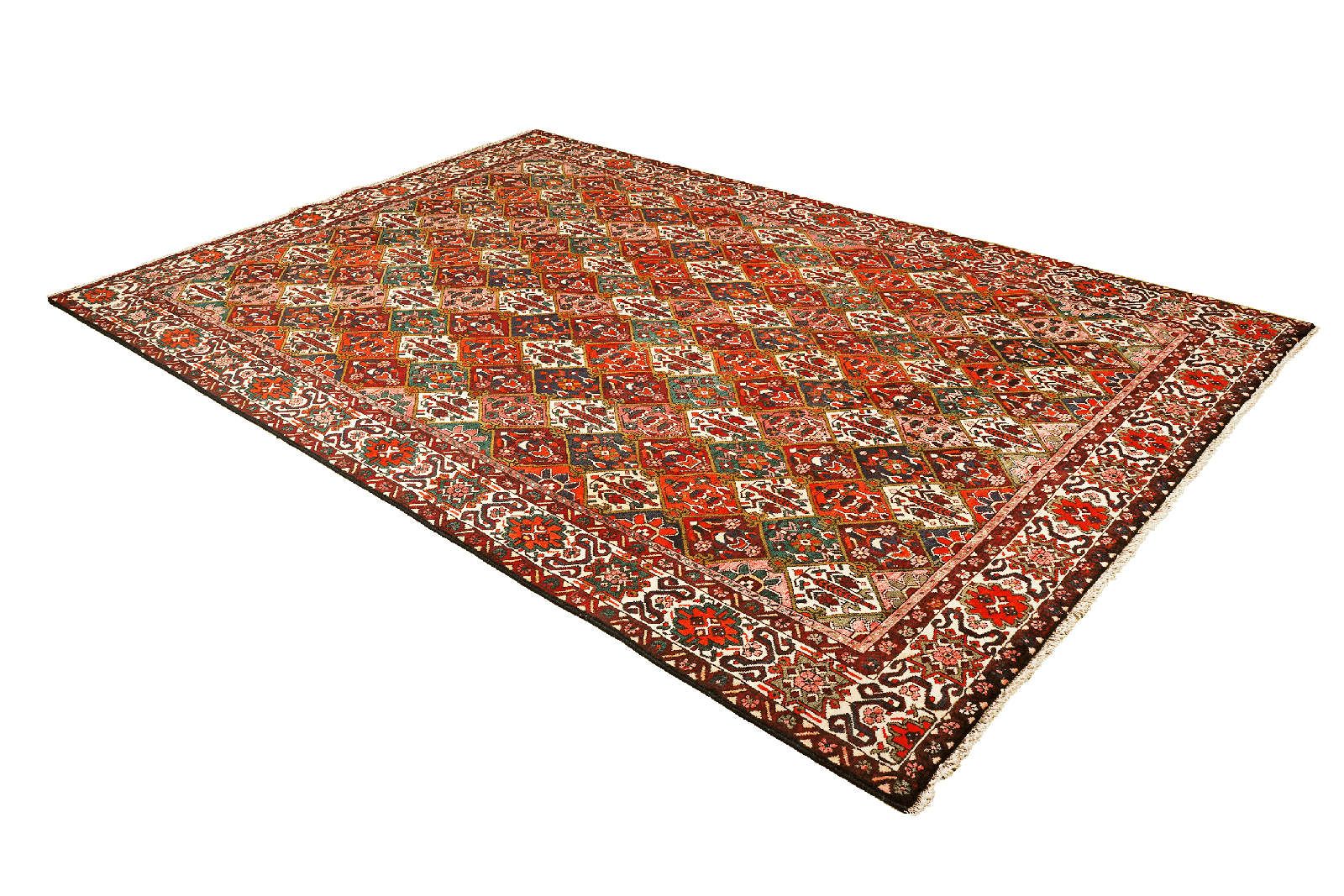 Bakhtiar — Hand-knotted, 205x307 cm, Multicolor, 100% Virgin Wool | View 4