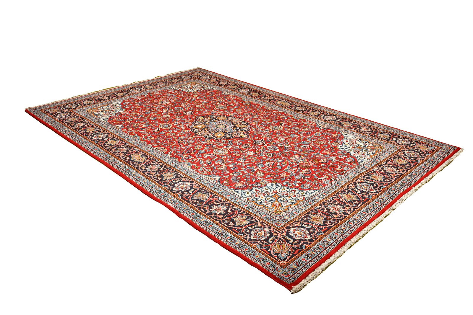Sarough — Hand-knotted, 203x303 cm, Red, 100% Virgin Wool | View 4