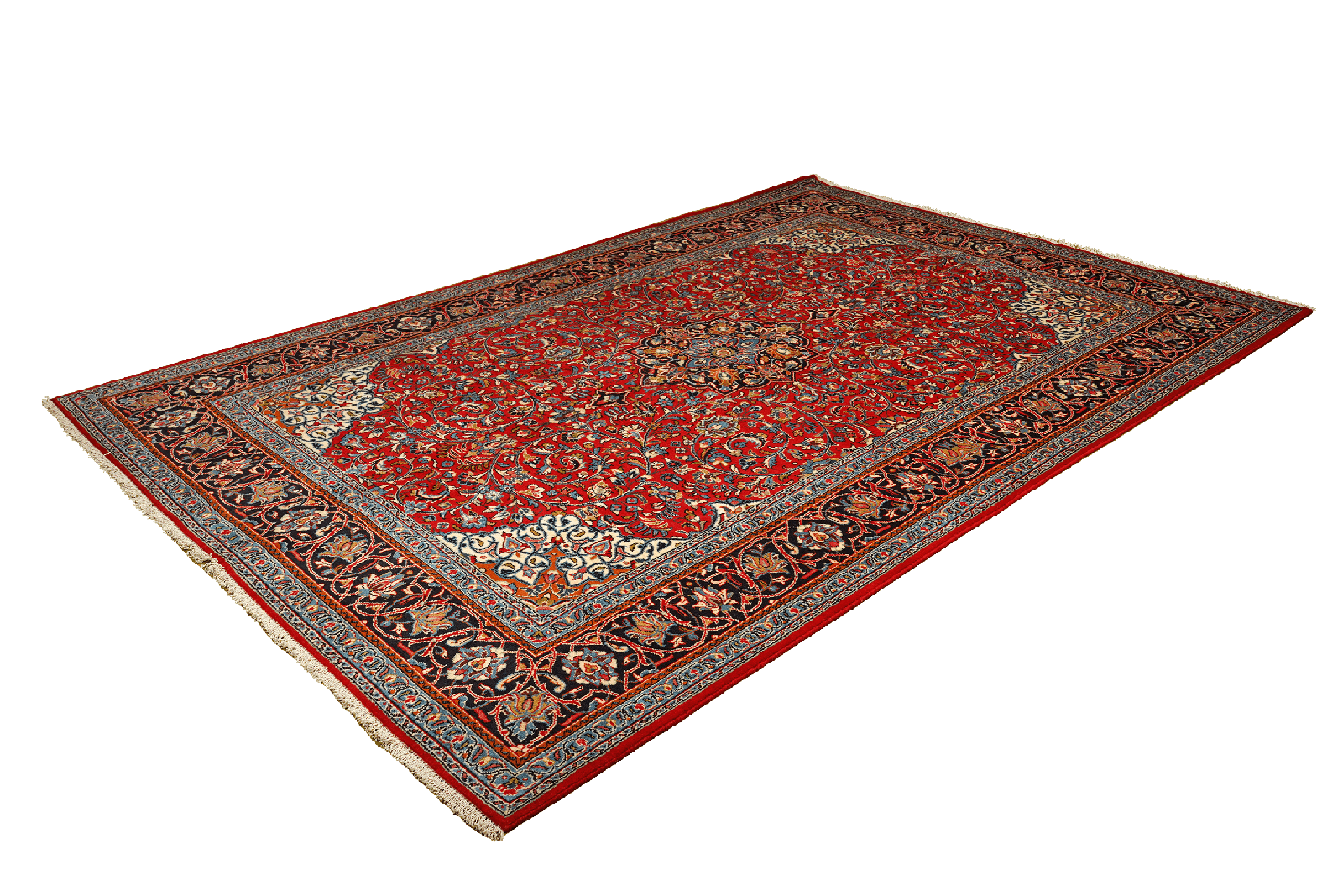 Sarough — Hand-knotted, 203x303 cm, Red, 100% Virgin Wool | View 5