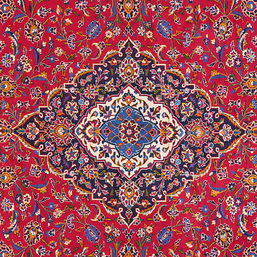 Ardakan — Hand-knotted, 298x412 cm, Red, 100% Virgin Wool | View 4