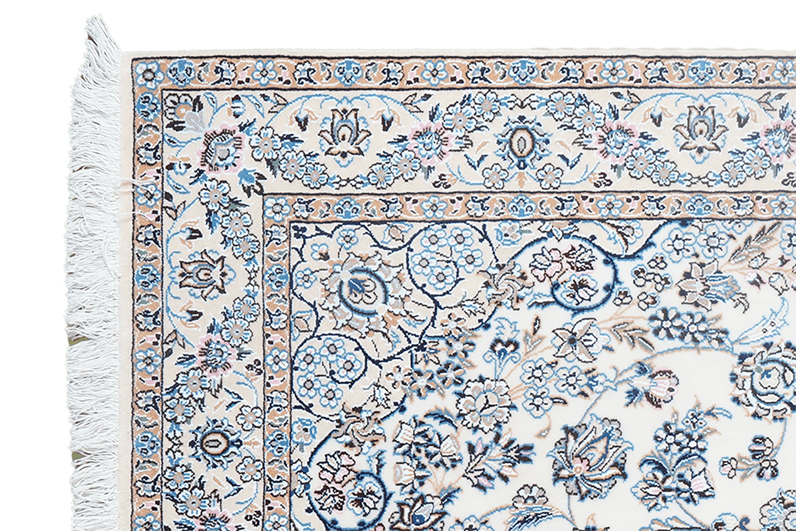 Nain 9La — Hand-knotted, 129x205 cm, Beige, 100% Virgin Wool | View 3