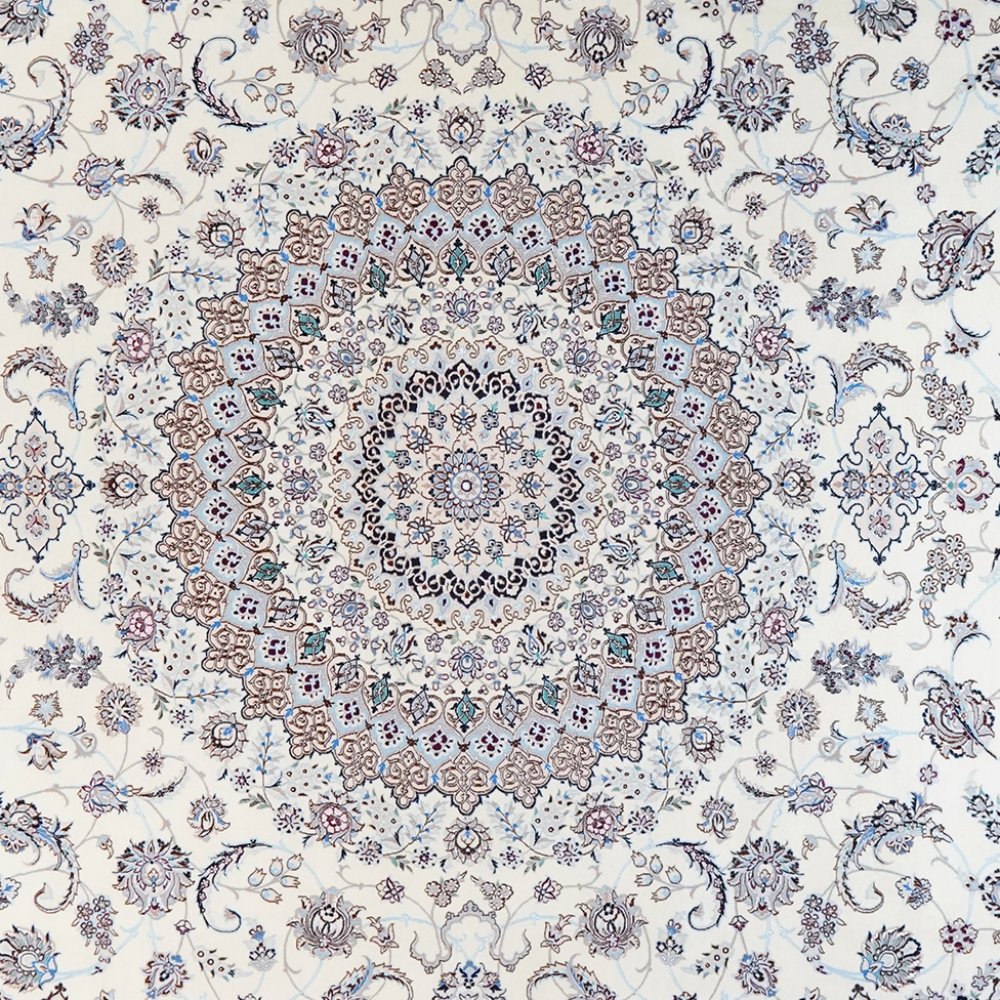 Nain 6La — Hand-knotted, 305x405 cm, Beige, 100% Virgin Wool | View 4