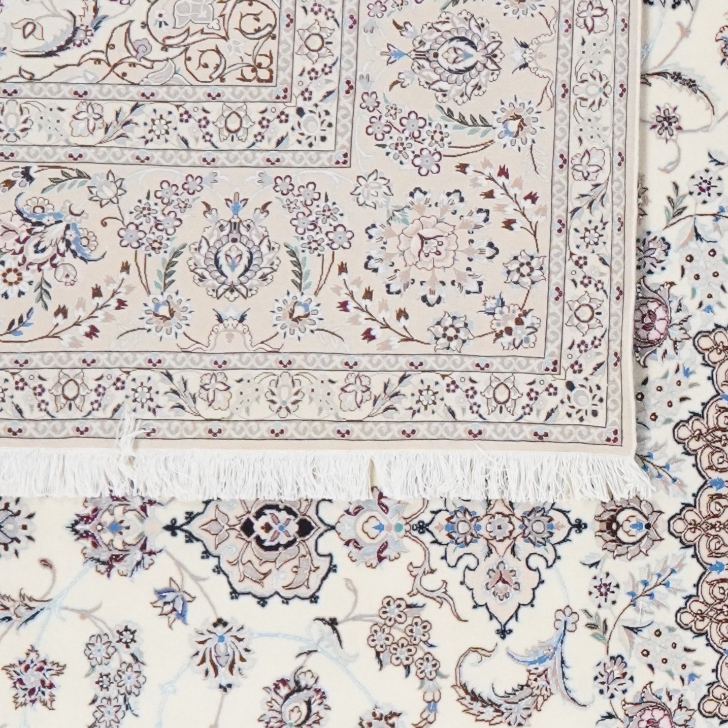 Nain 6La — Hand-knotted, 305x405 cm, Beige, 100% Virgin Wool | View 6