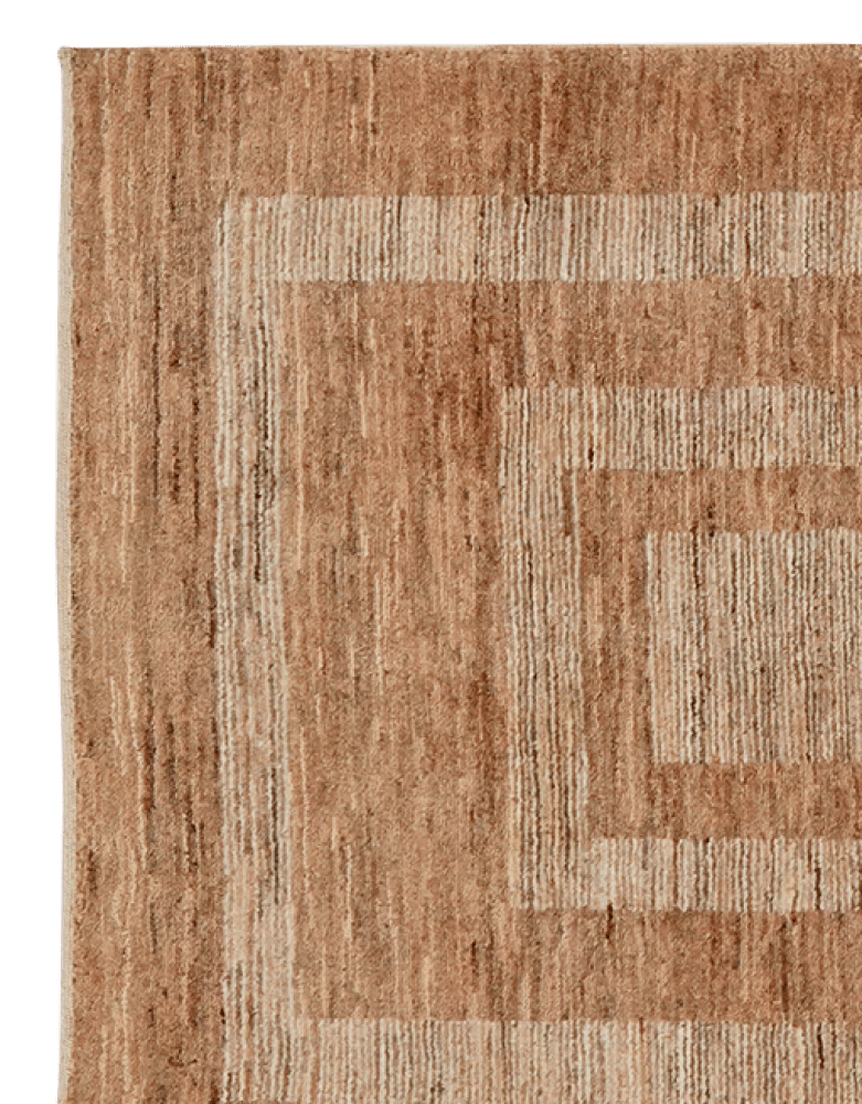 Rizbaf — Hand-knotted, 82x197 cm, Brown, 100% Virgin Wool | View 3