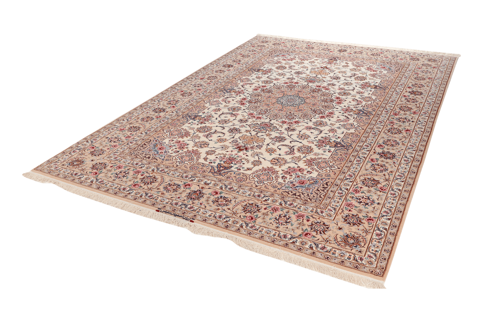 Isfahan — Hand-knotted, 208x305 cm, Beige, 100% Virgin Wool | View 5